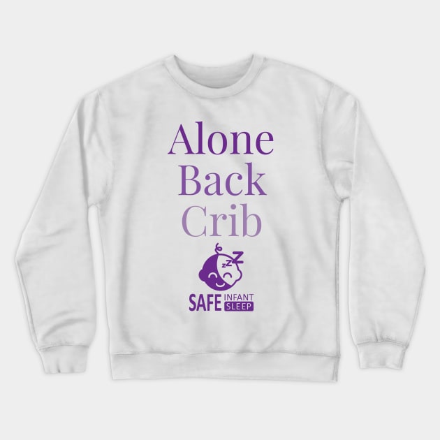 ABCs Of Sleep Crewneck Sweatshirt by SafeInfantSleep